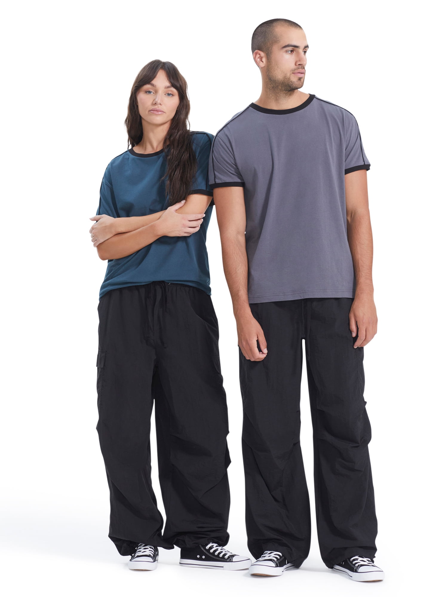 Mens Parachute Cargo Pants | Black Cargo Pants Techwear | Parachute  Trousers Mens - Casual Pants - Aliexpress